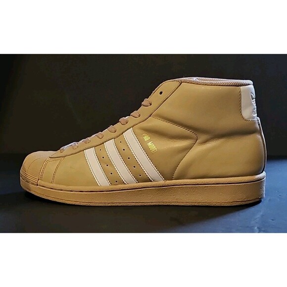 Adidas Originals Pro Model Men's Shoes Sz 10.5 Tumbleweed Khaki Hard Clam Toe - Picture 8 of 14